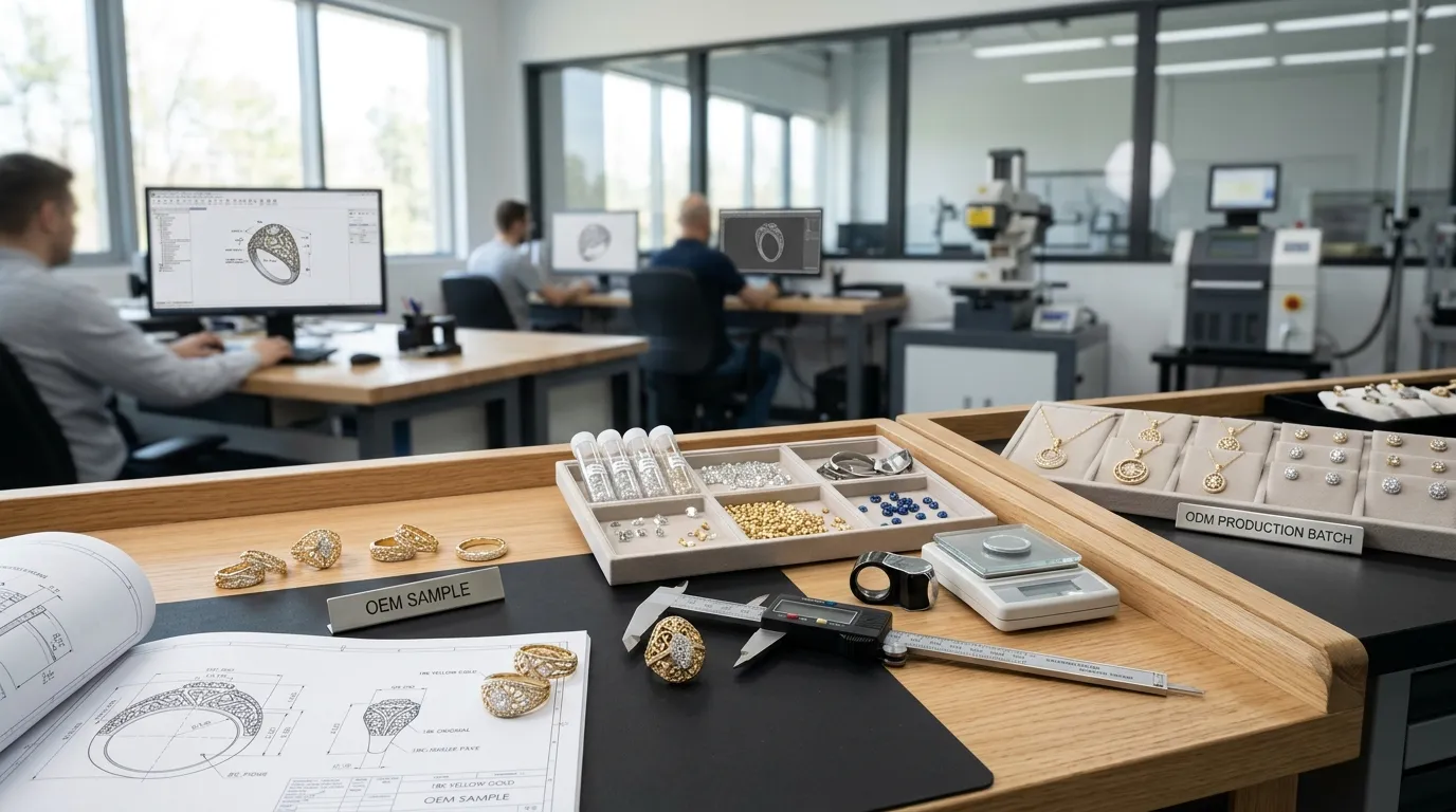 OEM vs ODM Jewelry Manufacturing: Which Model Fits Your Brand?