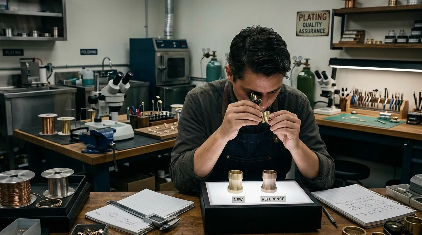 jewelry manufacturing plating quality control