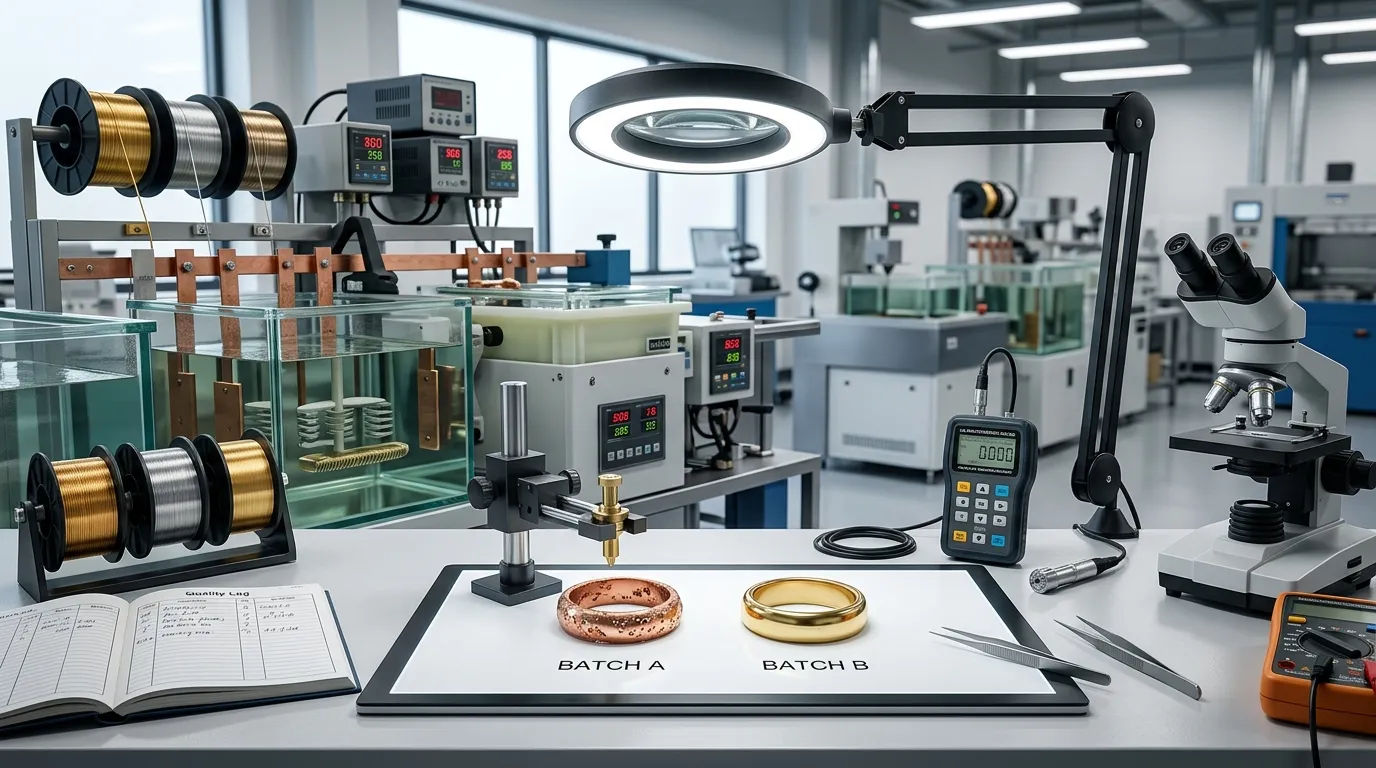 Common Jewelry Plating Defects and Their Causes