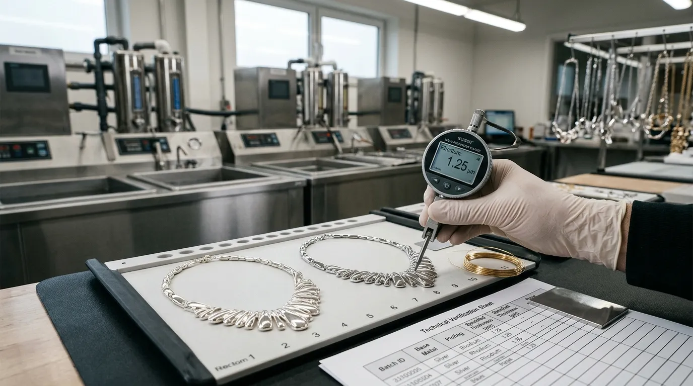 Jewelry Plating Thickness: What B2B Buyers Should Specify