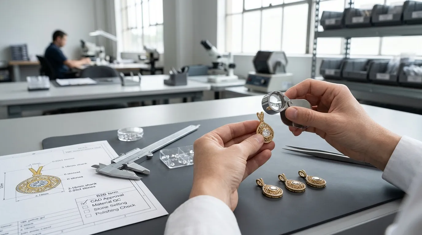 Jewelry Production Order Checklist for B2B Buyers