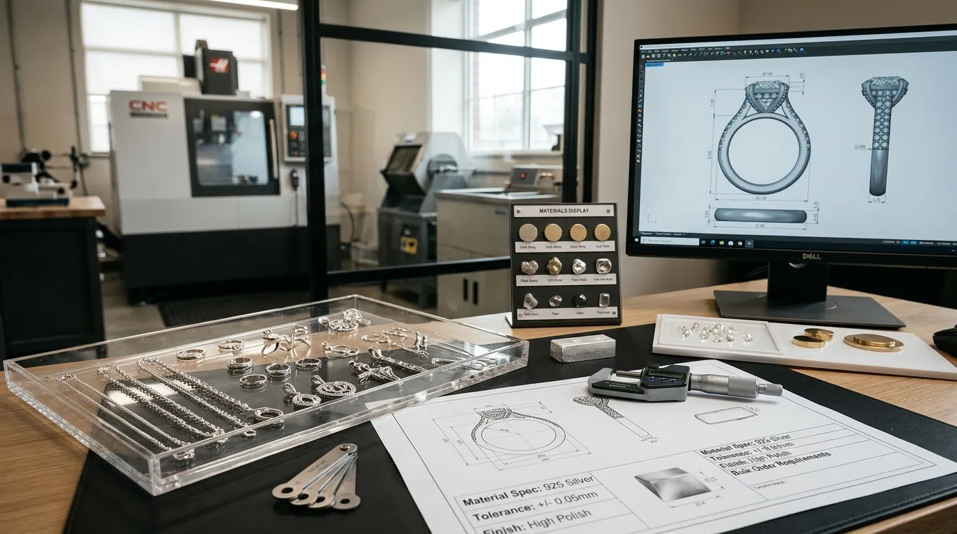 Jewelry Material Specifications: What to Include in a Manufacturing Order