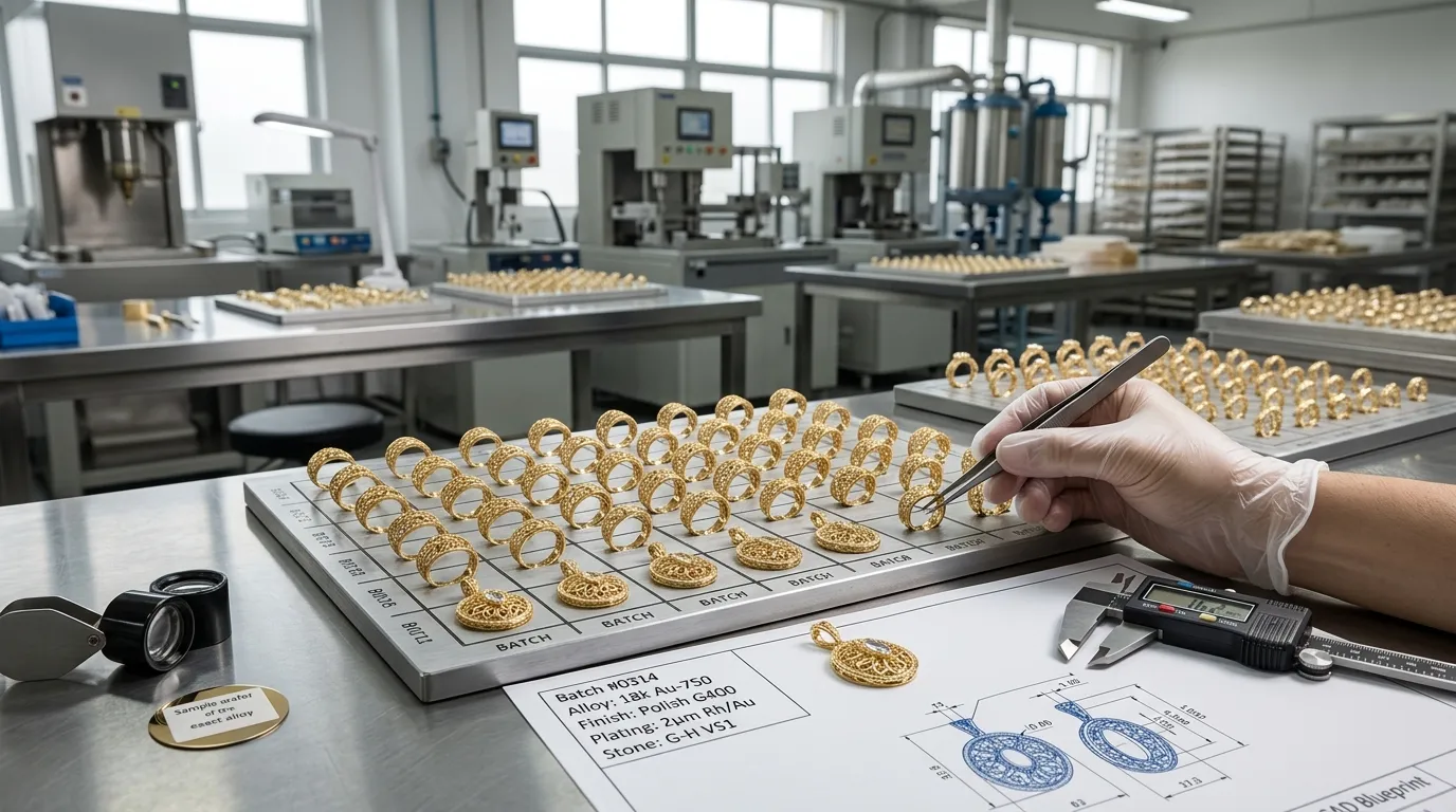 How Material Specifications Affect Jewelry Production Consistency