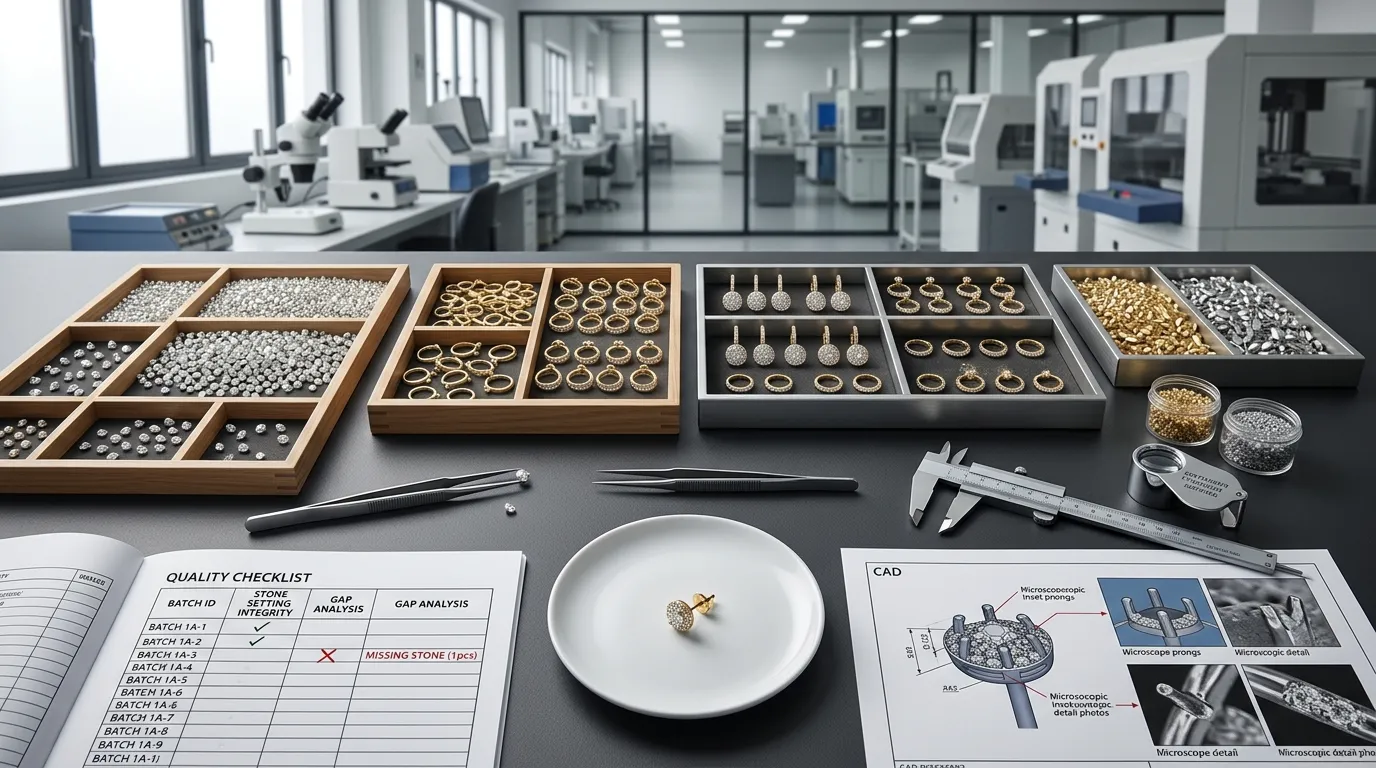 How to Prevent Stone Dropping in Mass Production Jewelry: Quality Control Guide for Jewelry Brands